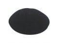 Black Premium DMC knitted Kippah