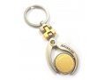 Judaic Keychain with Engraved Jerusalem & Travelers Prayer in Hebrew and English