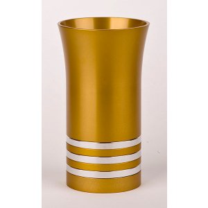 Gold-Silver Color Kiddush Cup by Agayof