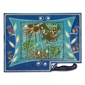 Jerusalem Night Challah Board by Kakadu