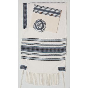 Weaving Creation Hand Woven Tallit Omer