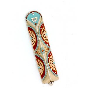 Arch Design Triangular Mezuzah Case - Ester Shahaf