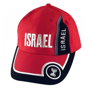 Israel Menorah Cotton Cap