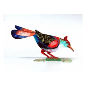 David Gerstein Free Standing Double Sided Steel Sculpture - Gifted Bird