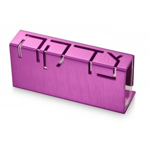 Adi Sidler Contemporary Anodized Aluminum Charity Tzedakah Box - Purple