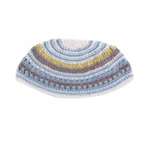 Frik Kippah in Light Colored Stripes