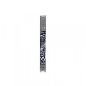 Yair Emanuel Shiny Hammered Metal Mezuzah Case with Shin Letter