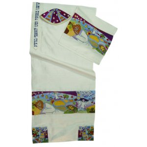 Rikmat Elimelech Silk "Jacobs Dream" Tallit