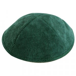 Green Corduroy Kippah