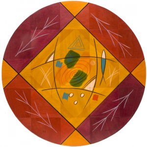 Round Floor Mat Dream Field by Kakadu Art