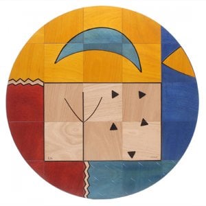 Round Floor Mat Forma by Kakadu Art