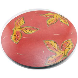 Lazy Susan Red Leaves by Kakadu Art