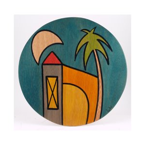 Round Placemat Dekel Home by Kakadu Art