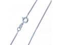 925 Sterling Silver 1mm Box Chain Italian Necklace Lightweight Strong - Spring Ring Clasp