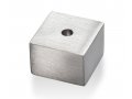 Adi Sidler Brushed Aluminum Chanukah Dreidel, Dove of Peace - Silver