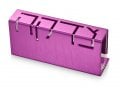 Adi Sidler Contemporary Anodized Aluminum Charity Tzedakah Box - Purple