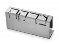 Adi Sidler Contemporary Anodized Aluminum Charity Tzedakah Box - Silver