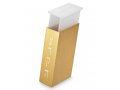 Adi Sidler Contemporary Brushed Aluminum Tzedakah Charity Box - Gold