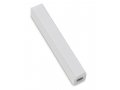 Adi Sidler Mini Mezuzah Case, Crown Shin Design - White