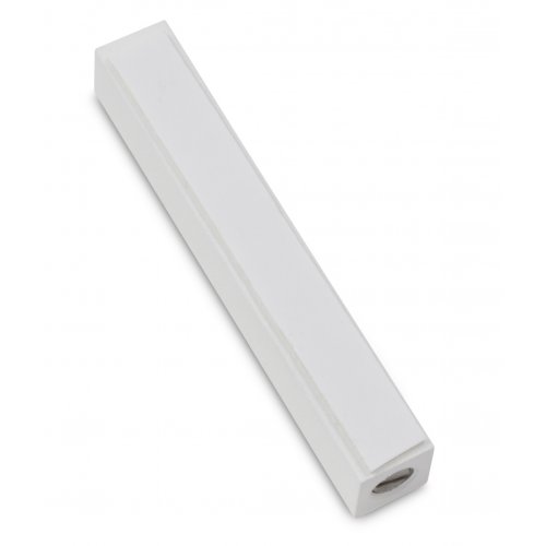 Adi Sidler Mini Mezuzah Case, Crown Shin Design - White