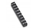 Adi Sidler Mini Mezuzah Case, Decorative Shema Words - Black