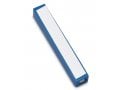 Adi Sidler Mini Mezuzah Case, Decorative Shema Words - Blue