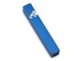 Adi Sidler Mini Mezuzah Case, Three Lettered Hebrew Divine Name - Blue