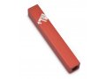 Adi Sidler Mini Mezuzah Case, Three Lettered Hebrew Divine Name - Red