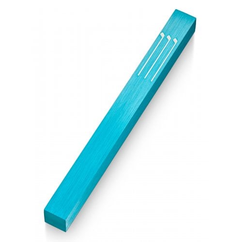 Adi Sidler Notes Design Shin Mezuzah Case - Turquoise