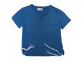 Adult Denim Blue T-Shirt with Tzitzit