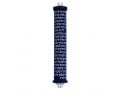 Agayof Cylinder Mezuzah Case with Shema Prayer, Dark Colors - 4 Inches Height