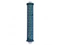 Agayof Cylinder Mezuzah Case with Shema Prayer, Dark Colors - 4 Inches Height