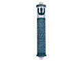 Agayof Cylinder Mezuzah, Shema and Curving Shin Dark Colors - 4 Inches Height