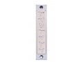 Agayof Mezuzah Case, Six Doves and Shin in Light Colors - 4 Inches Height