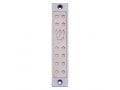 Agayof Mezuzah Case, Twelve Stars of David in Light Colors - 4 Inches Height