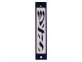 Agayof Mezuzah Case with Letters of Divine Name in Dark Colors - 4 Inches Height