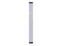 Agayof Mezuzah Case with Shin of Three Leaves, Light Colors - 4 Inches Height