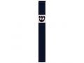 Agayof Pillar Mezuzah Case with Curving Shin, Dark Colors - 5 Inches Height