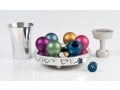 Agayof Shiny Multicolor Havdalah Set - Bubbles