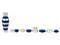 Agayof Travelling Hanukkah Menorah Blue Jug Design