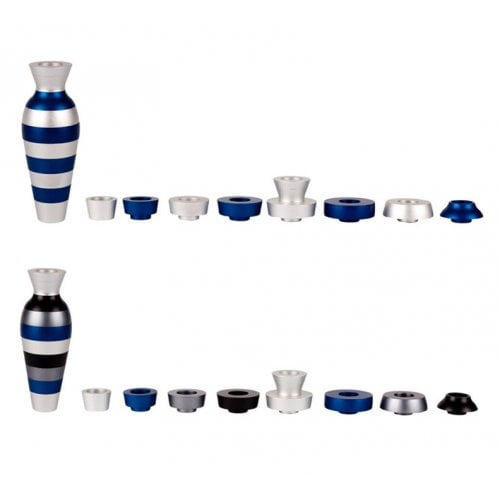 Agayof Travelling Hanukkah Menorah Blue Jug Design