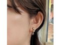 Amaro Handrafted Gold Plate Clip-On Drop Earrings - Illumination Collection