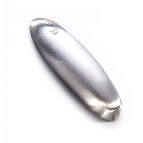 Anat Basanta Aluminum Mezuzah Case, Contemporary Capsule Design