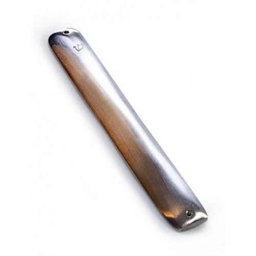 Anat Basanta Contemporary Style Aluminum Mezuzah Case - 8