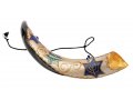 Anointing Painted Yemenite Shofar - Star of David