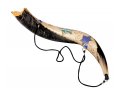 Anointing Painted Yemenite Shofar - Star of David