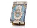 Art in Clay Handcrafted Decorative 24K Gold Decorated Plaque - Hamsa Symbols