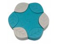 Avner Agayof Anodized Aluminum Travel Candle Holders, Leaf Collection - Teal