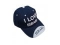 Baseball Cap with Embroidered I Love Israel Design - Choice of Colors