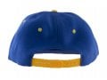 Baseball Cap with Jerusalem and Paint Splatter Design - Blue & Gold